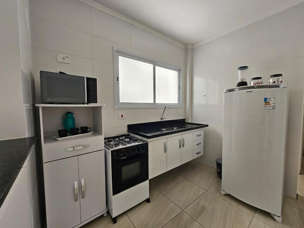 017 Aviacao Beira Mar - 1 Quarto - 10 Metros Da Praia - Wi Fi 500Mbps - Estacionamento Gratuito Praia Grande  Buitenkant foto